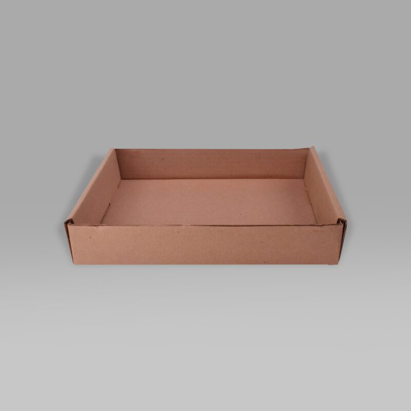 Charola para Alimentos 33x27x5.7 Charola de cartón 33x27x5.7 ecológica para alimentos.