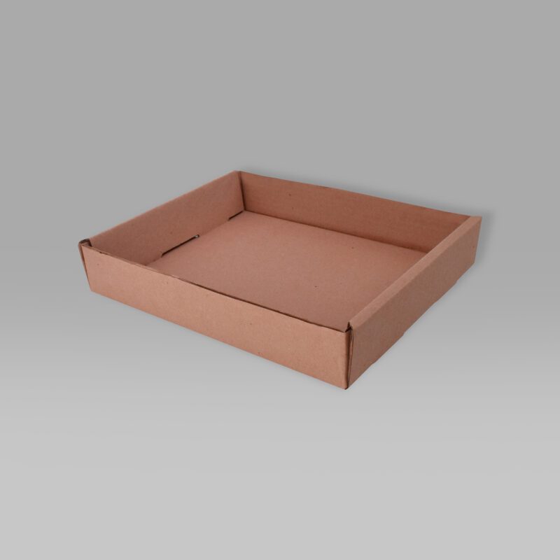 Charola para Alimentos 33x27x5.7 Charola de cartón 33x27x5.7 ecológica para alimentos.