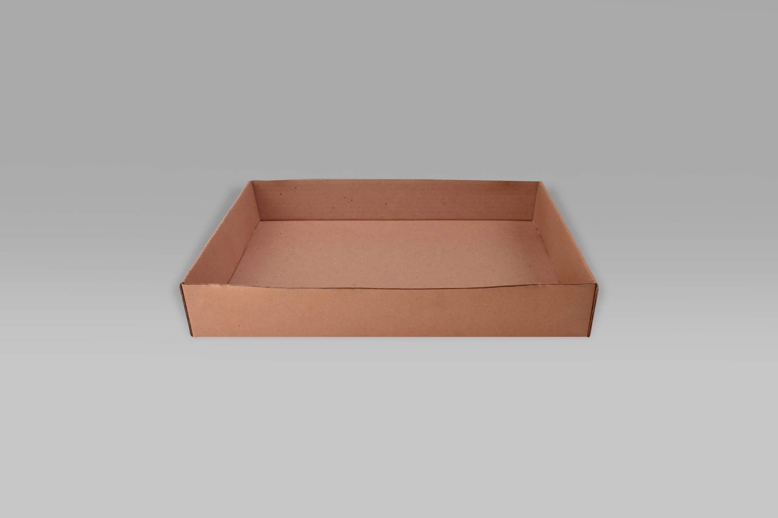 Charola para Alimentos 22x15.3x5.7 Charola de cartón 22x15.3x5.7 ecológica para alimentos.