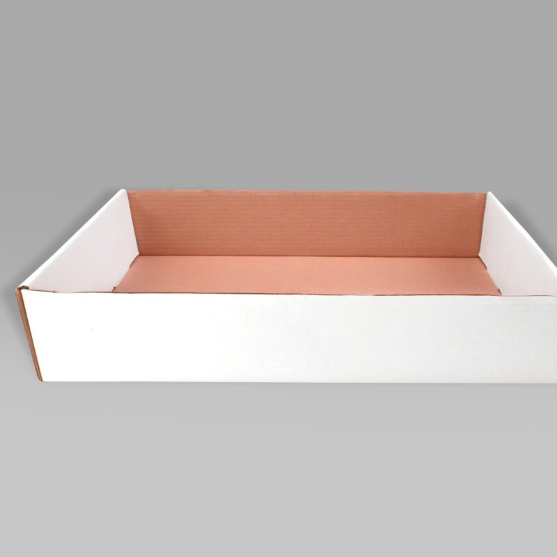 Charola para Alimentos 49.5x33.5x9.7 Charola de cartón 49.5x33.5x9.7 ecológica para alimentos.