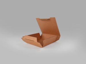 Contenedor 9 de cartón ecológico para alimentos y delivery