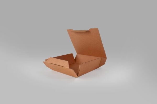 Contenedor 9 de cartón ecológico para alimentos y delivery