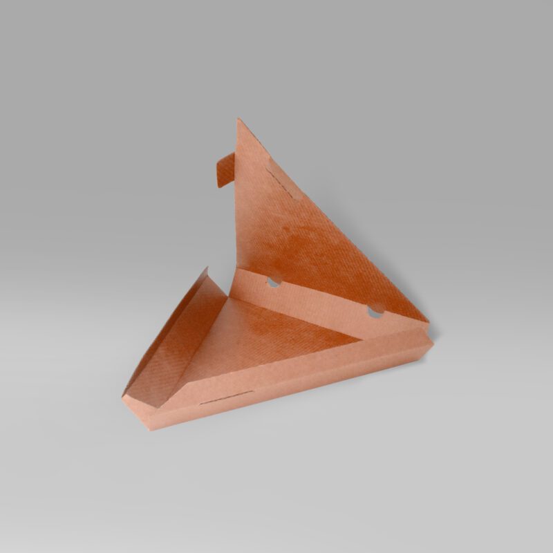 Triangulo para pizza con tapa triángulo para pizza ideal para delivery y food trucks.