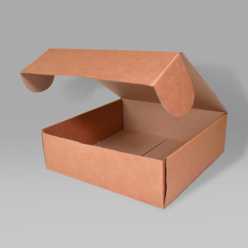 Caja armable de cartón para envíos y entregas