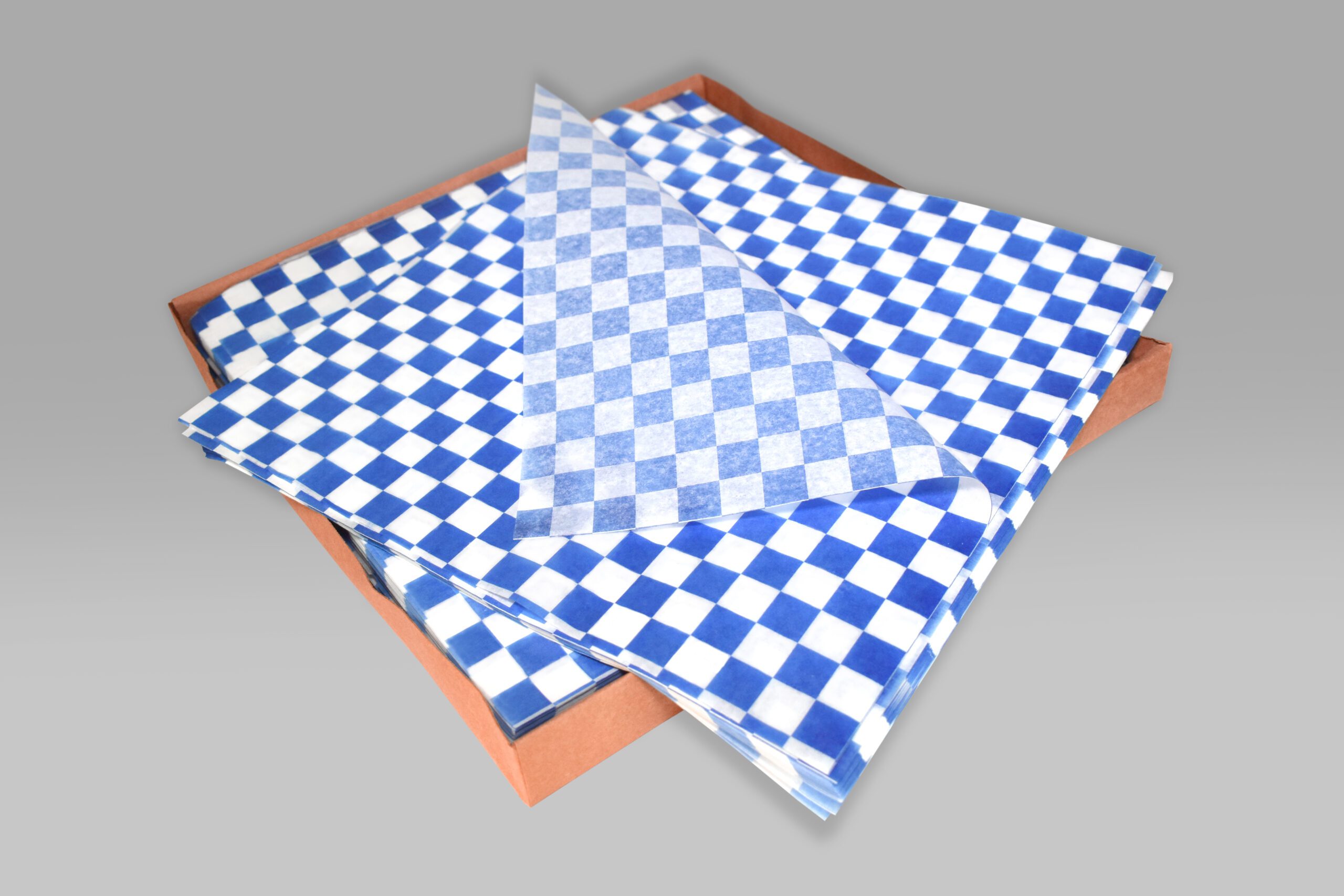 Papel envoltura RH para alimentos, sustituto del papel encerado color azul