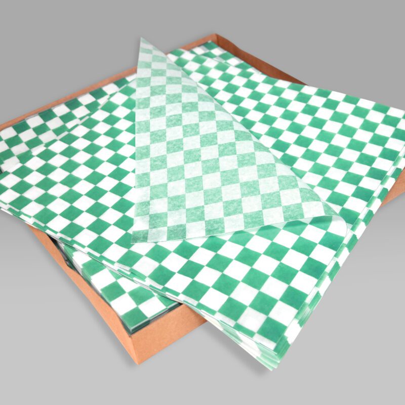 Papel envoltura RH para alimentos, sustituto del papel encerado color verde