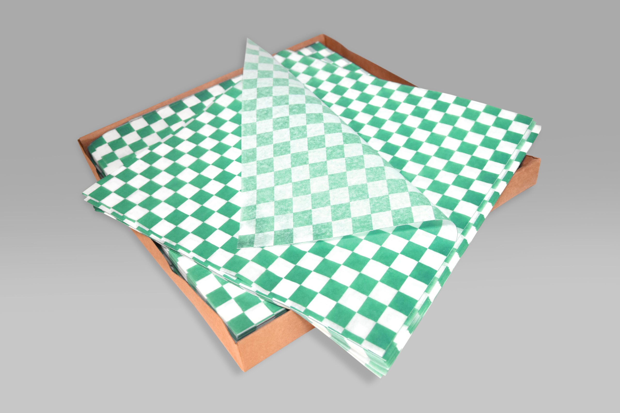 Papel envoltura RH para alimentos, sustituto del papel encerado color verde