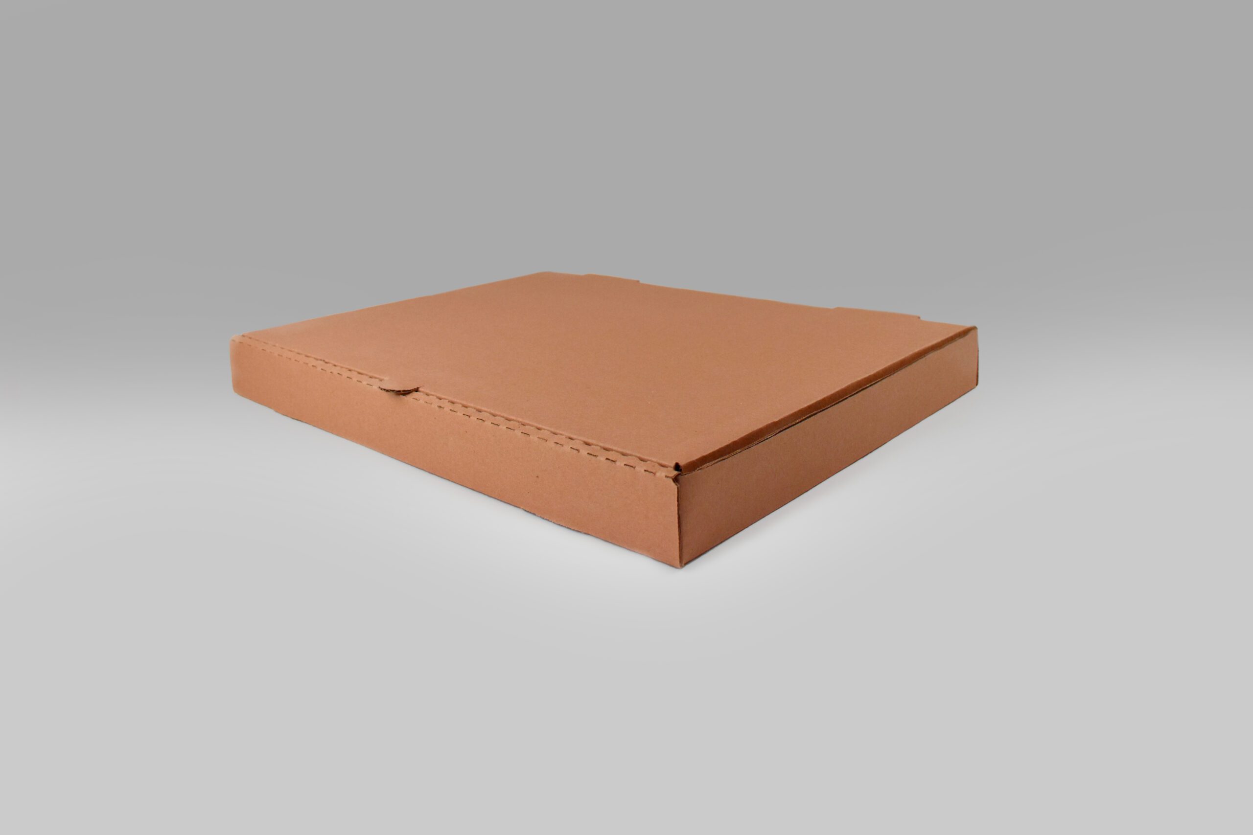Caja para pizza rectangular 1/2 maxi de cartón reciclable
