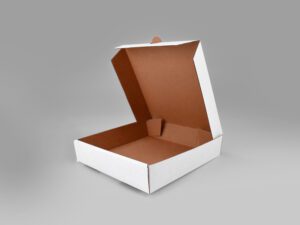 Caja para pizza 21x21 cm de cartón reciclable
