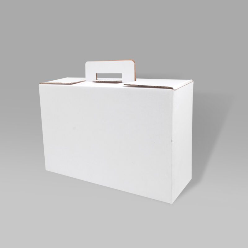 Maletín de Cartón 39.7x12.7x25.7 Maletín de cartón ecológico para carne y documentos
