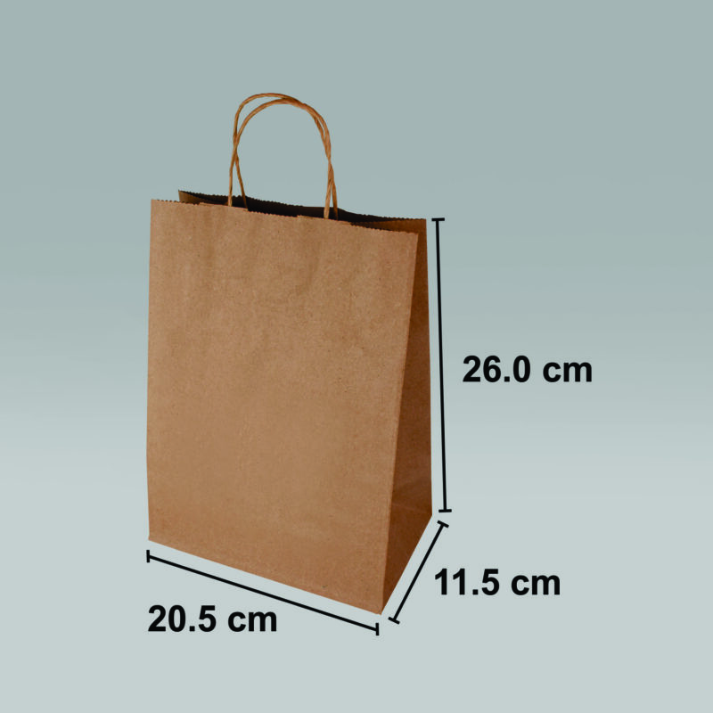 Bolsa de papel Bolsa de papel ecológica Cub para alimentos y negocios