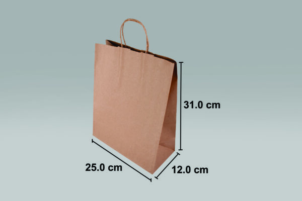 Bolsa de papel ecológica Debbie para alimentos y negocios
