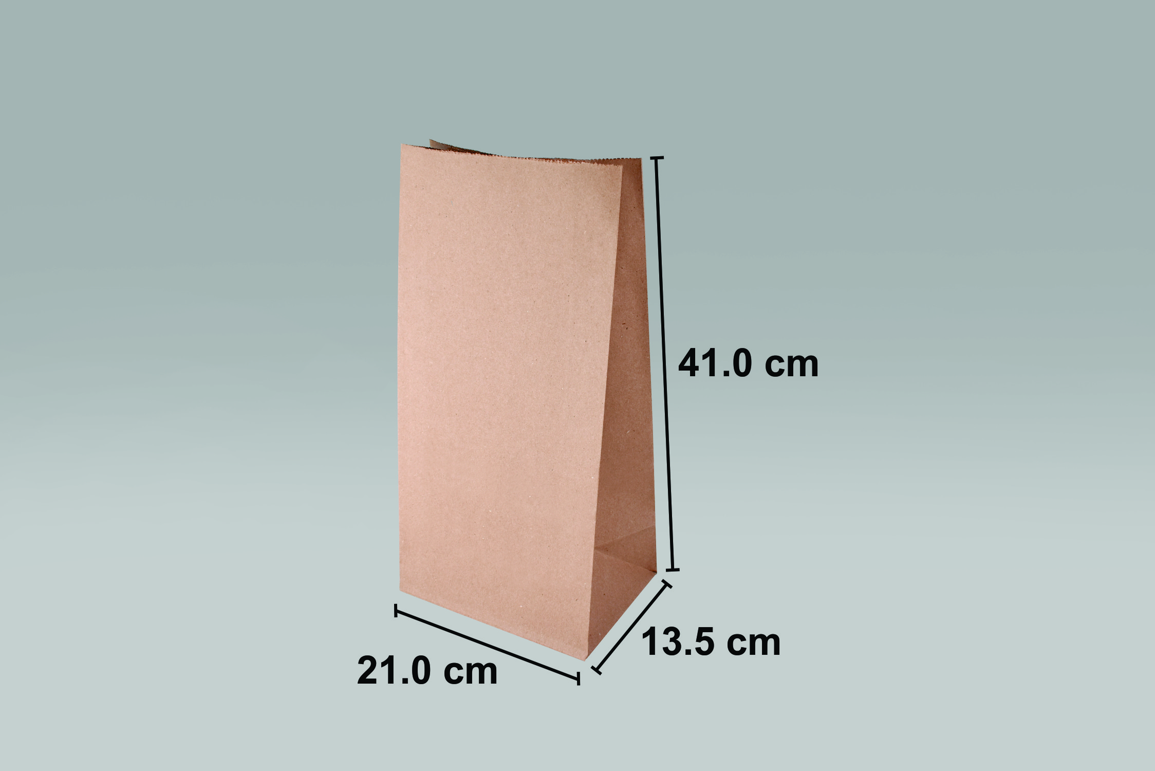 Bolsa de papel ecológica SOS para alimentos y negocios