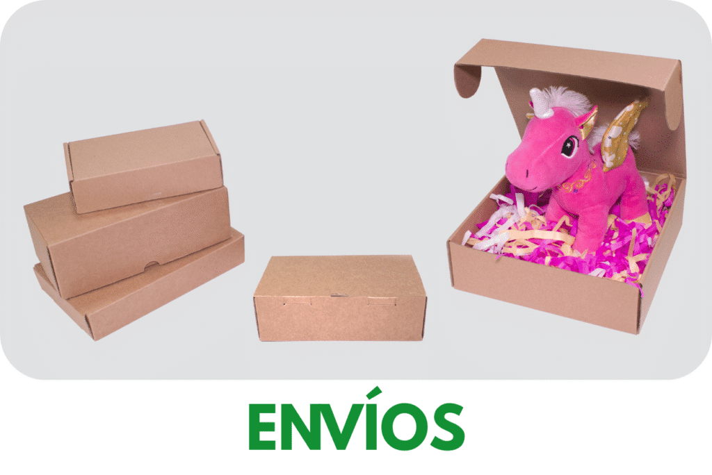 Nuestros empaques para envíos resistentes, biodegradables y personalizables son ideales para entregas seguras y con imagen profesional.