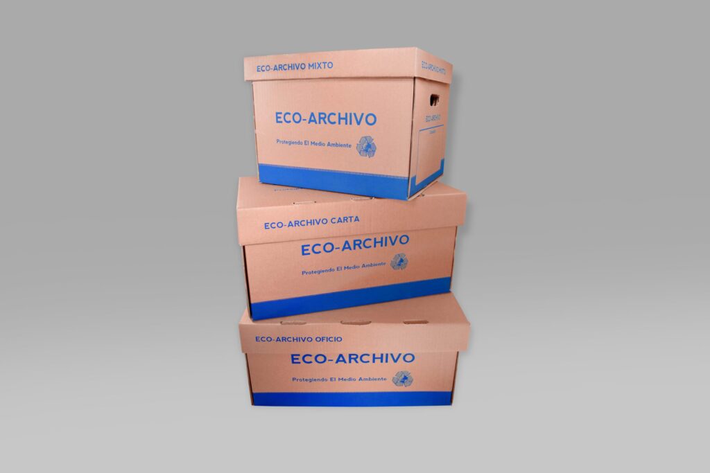 Caja ecológica para documentos tamaño carta y oficio